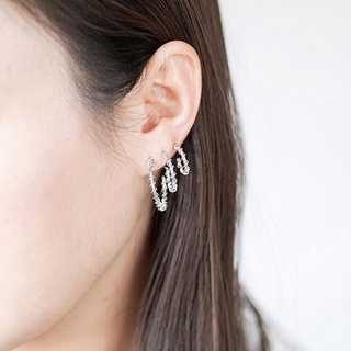 Risara | Loop Earrings SET ต่างหูห่วง ต่างหูเซ็ท ต่างหูเรียง ต่างหูมินิมอล ต่างหูเงิน