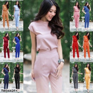 oofy พร้อมส่ง Set 2ชิ้น เสื้อ กางเกงขายาว ชุดทำงาน เสื้อผ้าแฟชั่น ชุดเดรส ชุดเซ็ท ชุดไปเที่ยว ชุดไปทะเล