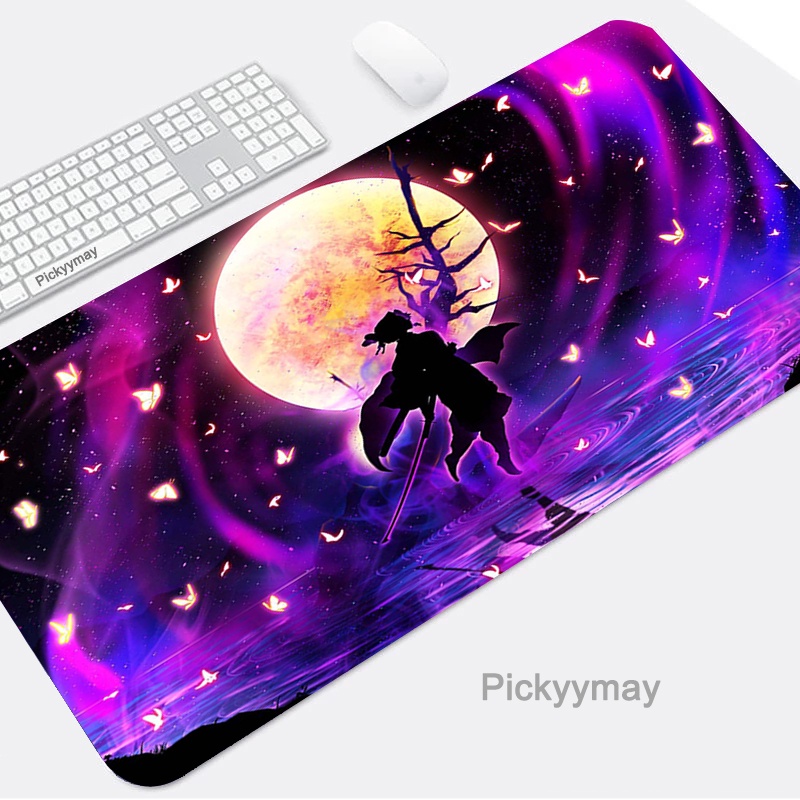 แผ่นรองเมาส์ คีย์บอร์ด ยาง ลายอนิเมะ Demon Slayer Kimetsu No Yaiba 900x400 ขนาดใหญ่ สําหรับเล่นเกม PC