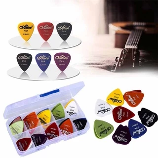 กีตาร์ไฟฟ้า Pick Acoustic Music Picks Plectrum 0.58 / 0.71 / 0.81 / 0.96 / 1.20 / 1.50mm ความหนาอุปกรณ์กีตาร์