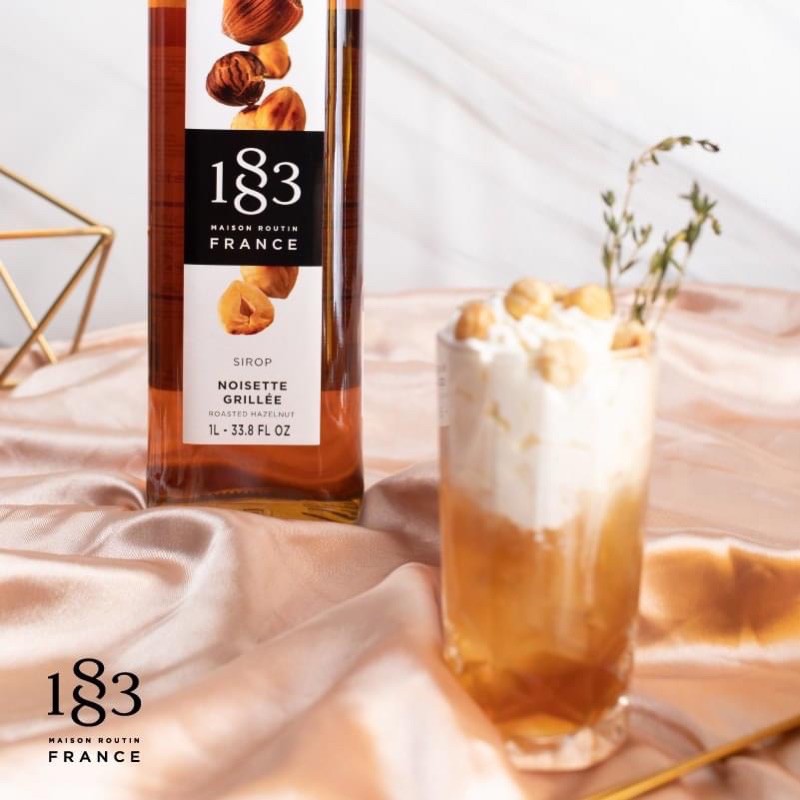 ไซรัป 1883 แบ่งขาย250ml ไซรัปสตรอเบอร์รี่ บลูคูราโซ่ วานิลลา คาราเมล บลูเบอร์รี่ แอปเปิ้ลเขียว มิกซ์
