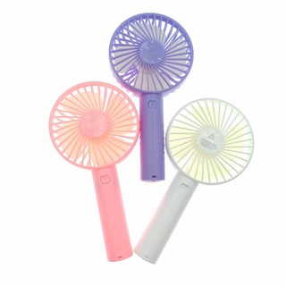 MINI FAN NO.SS-2 พัดลมมือถือ แบบพกพา พร้อมขาตั้ง พัดลมพกพา พัดลมตั้งโต้ะ พัดลมมินิ สายชาร์จUSB