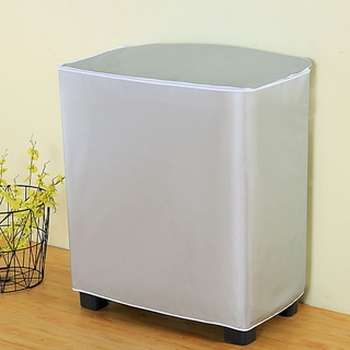 [ส่งจากไทย]MKbrabra ผ้าคลุมเครื่องซักผ้าสีพื้น เเบบถังคู่ฝาบ…