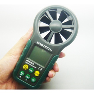 เครื่องวัดความเร็วลม มิเตอร์วัดความเร็วลม เครื่องวัดลมใบพัดในตัว MS6252A Digital Anemometer Air-Velocity/Flow humidity h