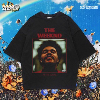 เสื้อยืดคอกลมเสื้อยืด THE WEEKND POP สไตล์วินเทจ (โอเวอร์ไซส์) / UNISEX / ผู้ชายและผู้หญิง / THE WEEKND OVERSIZE TEEผ้าฝ