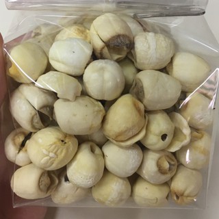 เม็ดบัวดิบ Lotus Seed 磨皮莲子(双莲)200g