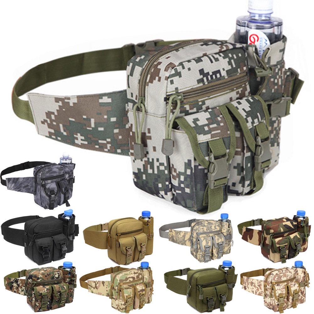 🇹🇭กระเป๋าคาดอก ใส่กระบอกน้ำ กระเป๋าคาดเอว - รูปที่ 5