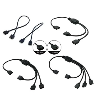 สายพ่วง, สาย Y, สายแปลง ARGB 3pin 5V / RGB 4pin 12V / SM 3pin / VDG cable splitter