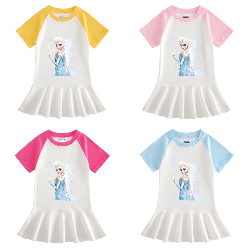 FROZEN KIDS CASUAL DRESS - D035