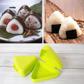 Richu_Triangle Sushi DIY Nori Rice Ball Box Press Mold Onigiri Maker Kitchen Tool