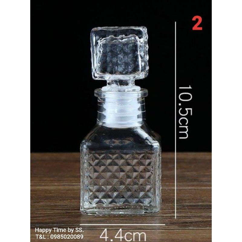 ขวดแก้วไวน์ใส ใส่น้ำอบ น้ำหอม ขนาดบรรจุ 50 ml. ราคา ถูกที่สุด ดีลบีเคเค แกลเลอรีภาพที่ 3