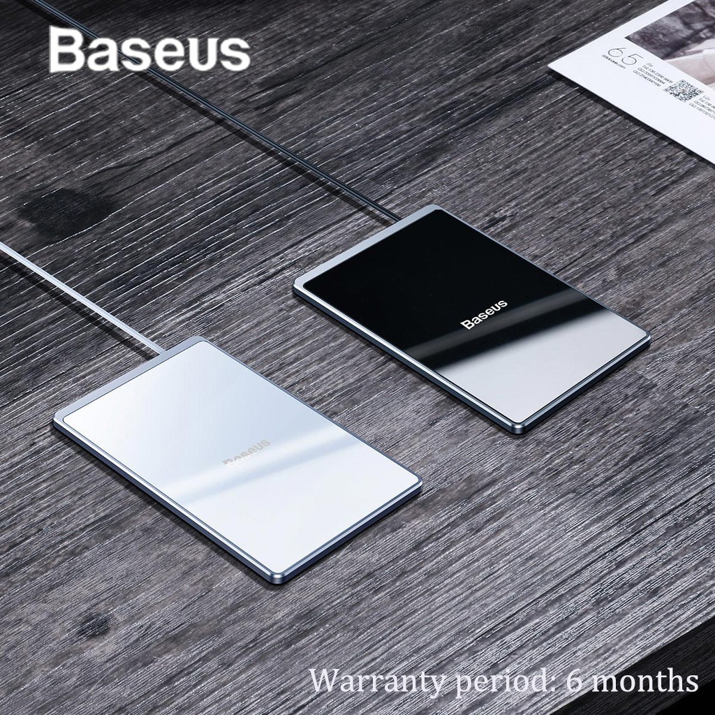 baseus 15 w qi แผ่นชาร์จแบบไร้สายสําหรับ iphone x xs x x xr 8 samsungs 10 s 9 xiaomi 9p 20 #8