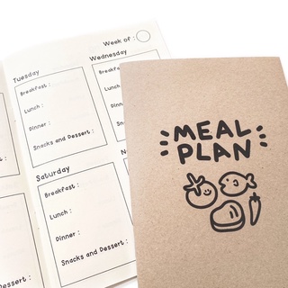 สมุดวางแผนการกิน Meal Planner ขนาด A5