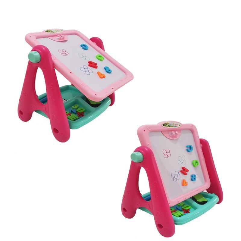 กระดานเขียนลบ 2 ด้าน พร้อมแม็กเน็ต และอุปกรณ์ครบชุด