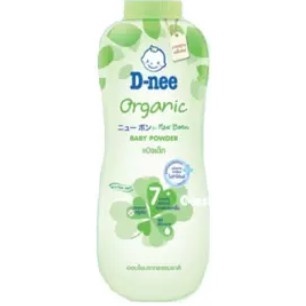 D-NEE แป้งเด็กดีนี่ Pure Organic Natural Baby Powder (สีเขียว)380กรัม