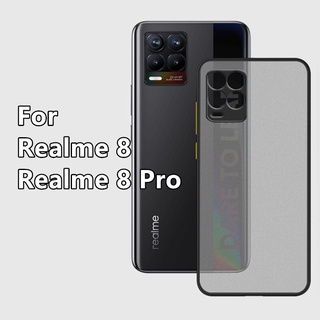 เคสพาสเทล เคสคู่เคสกันกระแทก สำหรับ Realme 8 Pro 5G C12 C25 C25S C21 C20 GT Neo เคสมีน้ำค้างแข็งโปร่งใสเคสโทรศัพท์ Hard Phone Case Cover เคสโทรศัพท์ราคาถูก