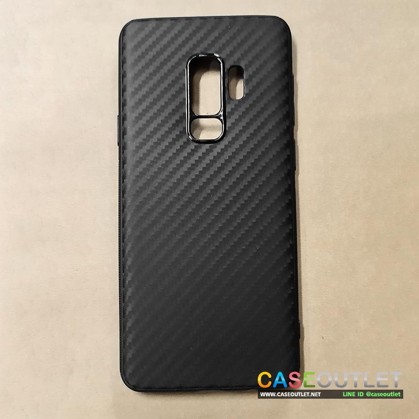 เคส Galaxy S9 | S9 plus TPU ลายคาร์บอน เคฟล่า ดำด้าน ใส่บาง ลดรอยนิ้ว