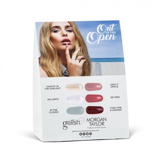 Gelish Out in The Open collection 15 ml. สีเจลโทนเอิธโทนกลิ่นอายของทะเล สีสันเรียบหรู เข้าได้ทุกโอกาส ทาคู่กันได้ตามเทรน