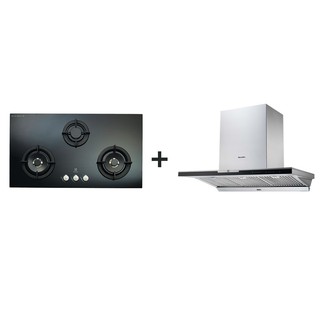 ชุดเครื่องใช้ไฟฟ้าในครัว เตาฝัง+เครื่องดูดควัน ELECTROLUX EGT7637CKT+EFC926SA เครื่องใช้ไฟฟ้าในครัว ห้องครัวและอุปกรณ์ H