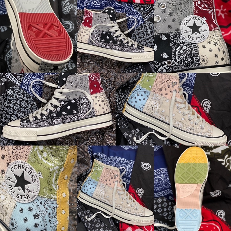 Offspring x Converse “Paisley” ♠️ #รองเท้าผ้าใบหุ้มข้อคอนเวิร์ส