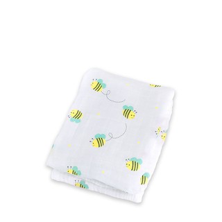 Lulujo ผ้าอ้อมมัสลินคอตตอน  Cotton Muslin Swaddle - Bumbling Bee