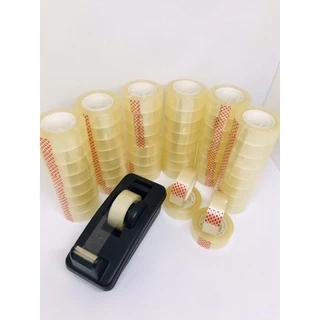 เทปใสม้วนเล็ก หนา 45 ไมครอน ขนาด 18mm ความยาว 36 หลา 1 แถว ได้ 8 ม้วน