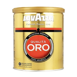 Lavazza Coffee Qualita Oro Ground Coffee 250g ลาวาซซา กาแฟคั่วบด ควอลิต้า ออโร่