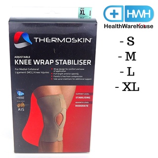 Thermoskin Knee Wrap Stabiliser Adjustable ที่พยุงเข่า มีที่พัน