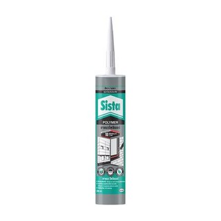 วัสดุก่อสร้าง โพลีเมอร์อุดรอย SISTA POLYMER SEALANT 290 มล. สีเทา ใช้สำหรับอุดรอยแตกร้าว งานก่อสร้างต่าง ๆ