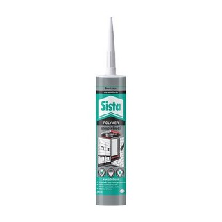 วัสดุก่อสร้าง โพลีเมอร์อุดรอย SISTA POLYMER SEALANT 290 มล. สีเทา ใช้สำหรับอุดรอยแตกร้าว งานก่อสร้างต่าง ๆ