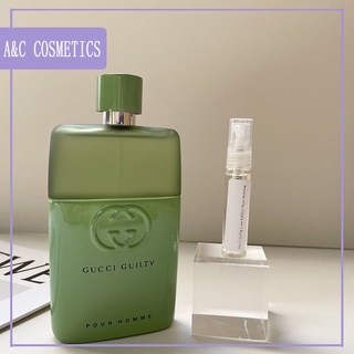 แท้💯%【🚛จัดส่งที่รวดเร็ว】 Gucci Guilty Love Edition Pour Homme EDT 5ml/10ml