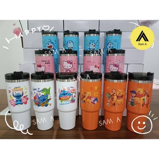 🔥พร้อมส่ง🔥กระบอกน้ำ (32 oz) Sanrio Tumbler เก็บความเย็นได้ แก้วเก็บอุณหภูมิร้อนเย็น ผลิตจากสแตนเลสอย่างดี BZ-3230