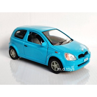 รถโมเดลเหล็ก Toyota vitz / Toyota yaris Scale 1/25