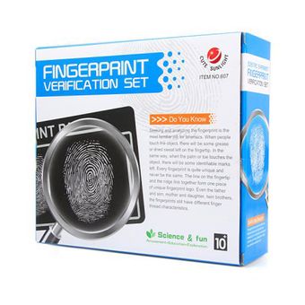 ของเล่นสำหรับฝึกหาลายนิ้วมือ Fingerprint Verification Set