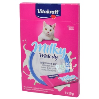 vitakraft มิลกี้ ครีมนมแมวเลียพร่องมันเนยออริจินอล 10g.