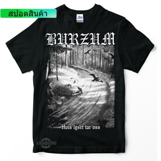 👕✨เสื้อยืด พิมพ์ลาย burzum 4 HVIS LYSET TAR OSS พรีเมี่ยม สีดําเข้ม สไตล์นอร์เวย์