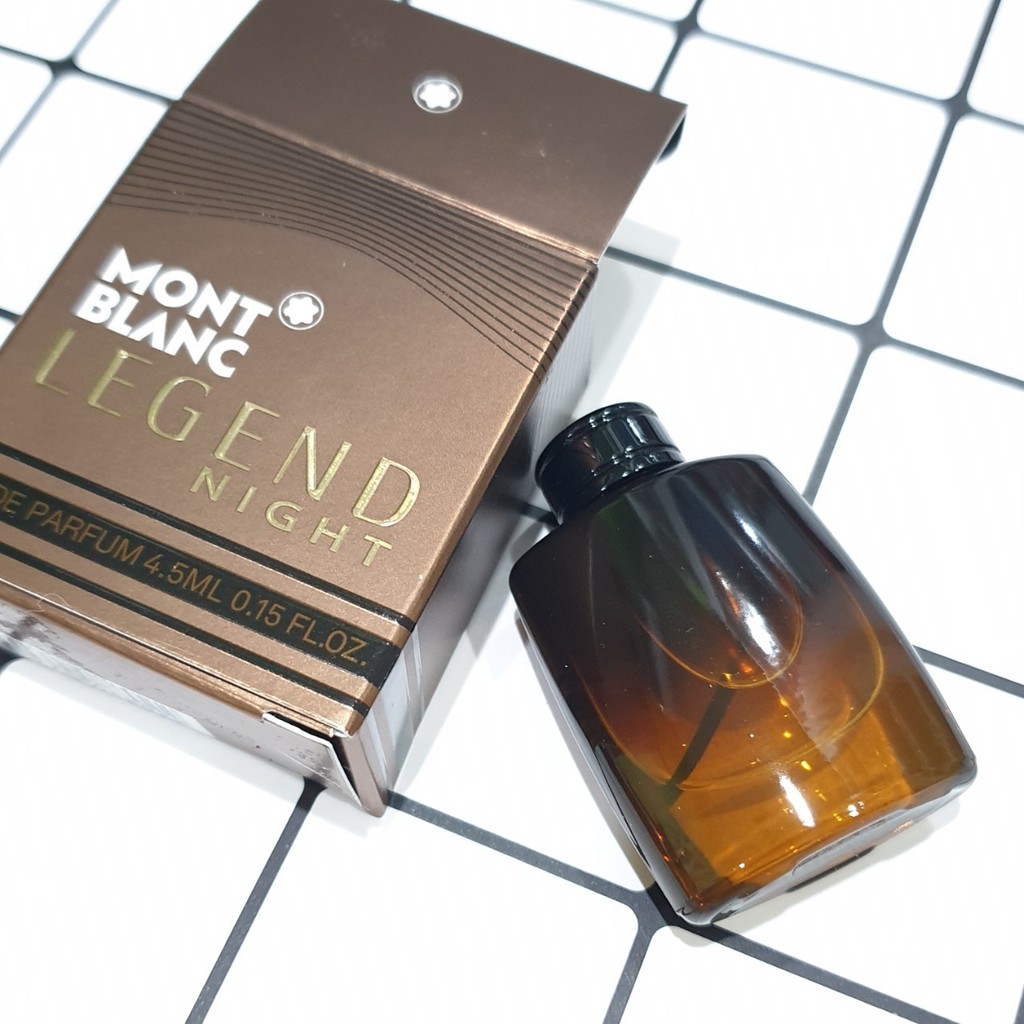 น้ำหอมจิ๋วมินิ Mont Blanc Legend Night EDP 4.5ml ของแท้