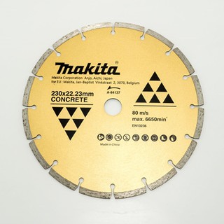 MAKITA (มากีต้า) A-84137 ใบเพชร 9"แห้ง ร่อง ตัดคม 2ดาว