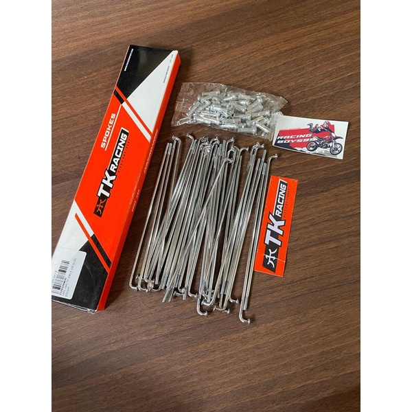 RuJi Tk Racing crue Original Spokes ขนาด 90 120 129 166 154 157 159 172 184