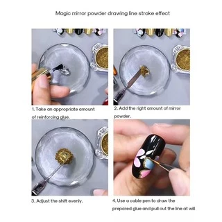 🎀ผงมิลเลอร์ ผงขัดเล็บ Mirror Nail Powder