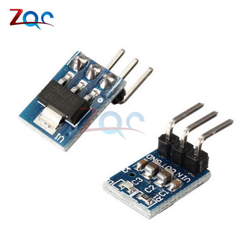 5Pcs AMS1117-3.3V/AMS1117-5.0V DC-DC Step-Down Power Supply Buck Module LDO 800mA 5V to 3.3V Power Board