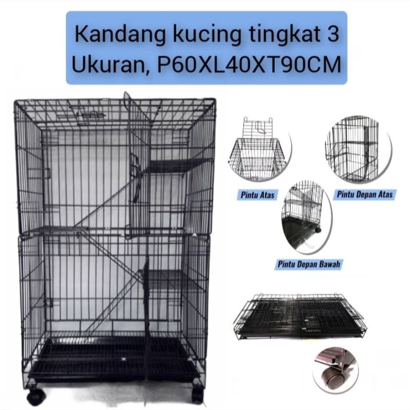 GM BRAND THICK และ STURDY CAT CAGE