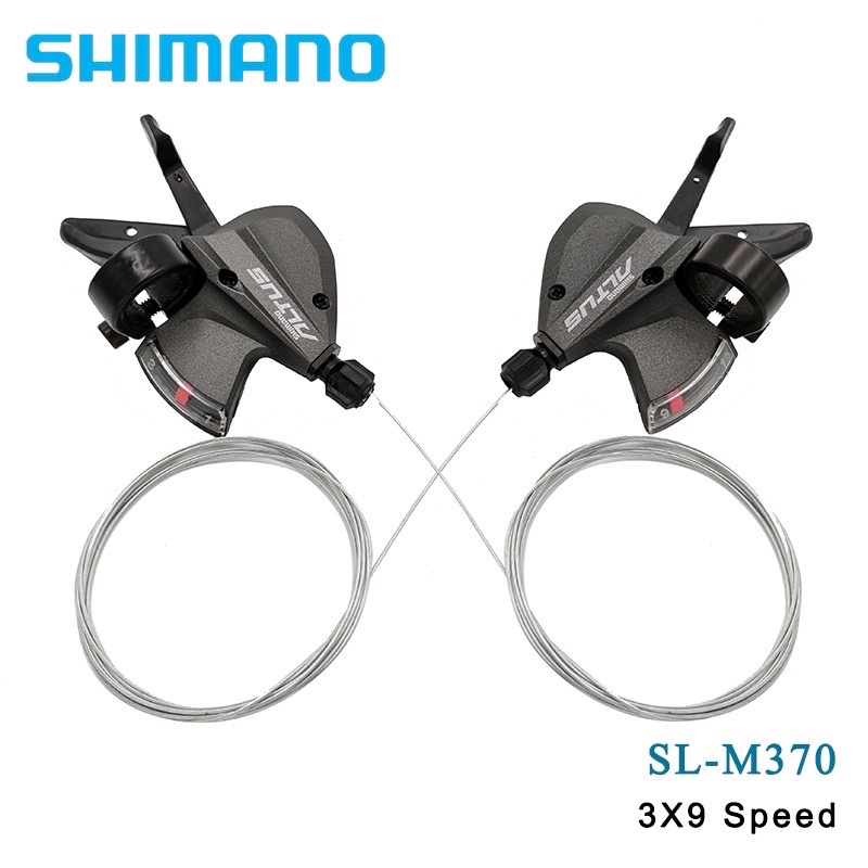 shimano Altus M370 M310 3x9 3×8 Speed Shifter Trigger Set SL-M370 w/inner Cable Shifter Left + Right