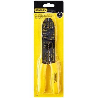 ถูกที่สุด!! Stanley คีมตัด / ปอก /และ ย้ำสายไฟ ขนาด 9 นิ้ว รุ่น 84-223 ( Crimping Plier ) ของแท้