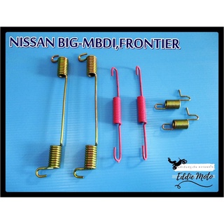 NISSAN BIG-M BDI FRONTIER EAR SPRING BRAKE SET (6 PCS)  // ชุดสปริงเบรกหลังชุดใหญ่ เซ็ทสปริงเบรกด้านหลัง สปริงเบรกหลัง