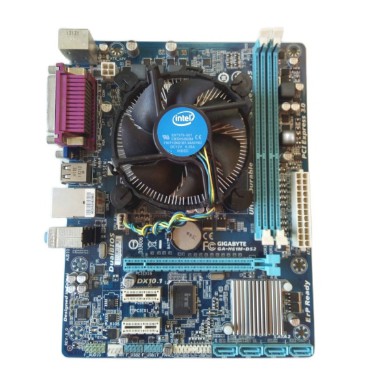 เมนบอร์ด พร้อม cpu Intel® Core i3-2100+ MAINBOARD GIGABYTE GA-H61M-DS2.SOCKET 1155 DDR3 พร้อมพัดลม สภาพดี มีฝาหลัง