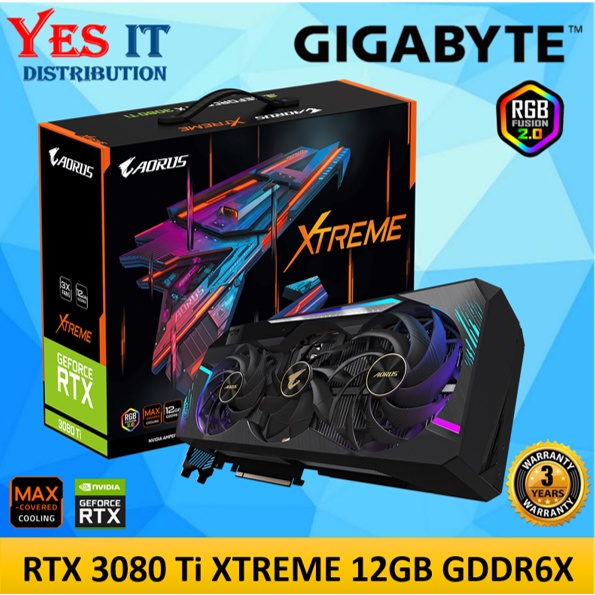 GIGABYTE AORUS GeForce RTX 3080 Ti XTREME 12GB GDDR6X GRAHIC CARD ( GV-N308TARUS X-12GD )