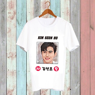 เสื้อยืดดารา เสื้อยืด Fanmade เสื้อแฟนเมด เสื้อยืดคำพูด เสื้อแฟนคลับ ศิลปินเกาหลี FCB40-74 Kim Seon Ho คิมซอนโฮ