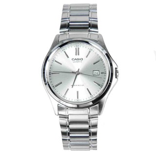 Casio นาฬิกาข้อมือ ผู้ชาย สายสเตนเลสสตีล รุ่น MTP-1183A-7A ( Silver
)