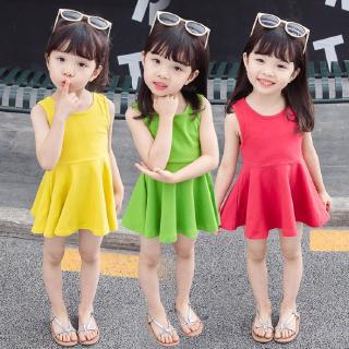 2021ღพร้อมส่ง ชุดฤดูร้อนหญิงเกาหลีสีทึบใหม่